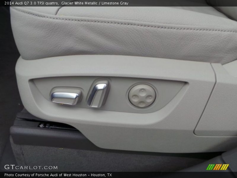 Glacier White Metallic / Limestone Gray 2014 Audi Q7 3.0 TFSI quattro