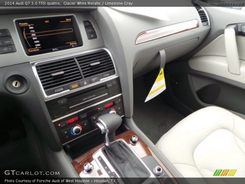 Glacier White Metallic / Limestone Gray 2014 Audi Q7 3.0 TFSI quattro