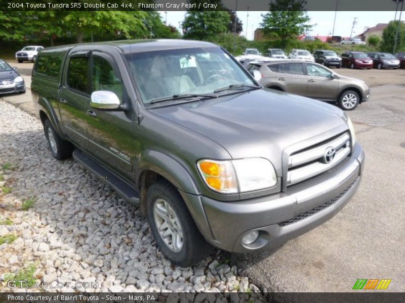 Phantom Gray Pearl / Gray 2004 Toyota Tundra SR5 Double Cab 4x4