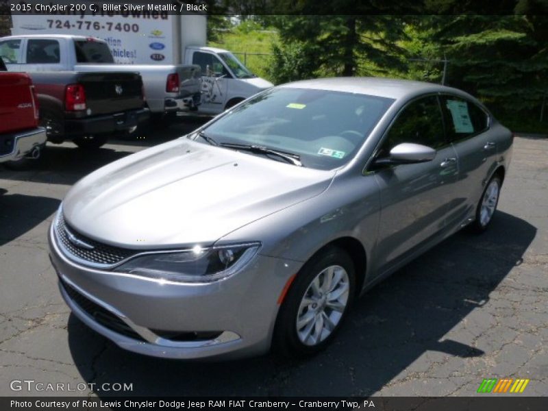 Billet Silver Metallic / Black 2015 Chrysler 200 C
