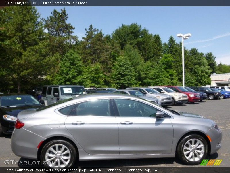 Billet Silver Metallic / Black 2015 Chrysler 200 C