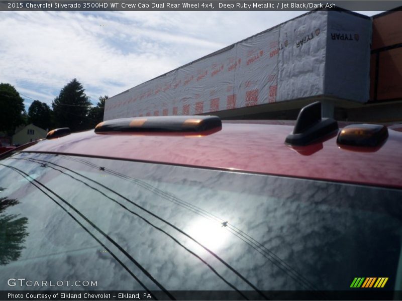 Deep Ruby Metallic / Jet Black/Dark Ash 2015 Chevrolet Silverado 3500HD WT Crew Cab Dual Rear Wheel 4x4