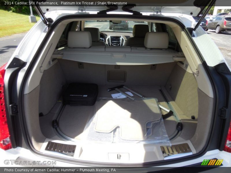 Platinum Ice Tricoat / Shale/Brownstone 2014 Cadillac SRX Performance