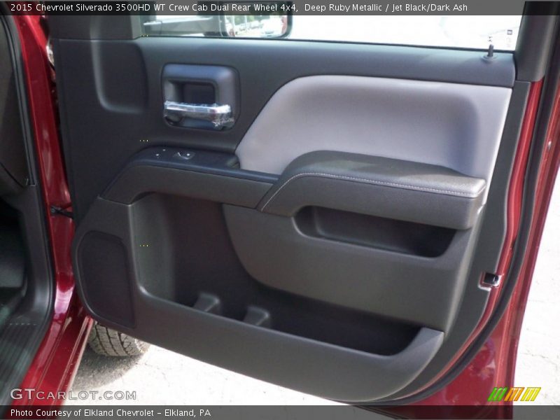 Deep Ruby Metallic / Jet Black/Dark Ash 2015 Chevrolet Silverado 3500HD WT Crew Cab Dual Rear Wheel 4x4