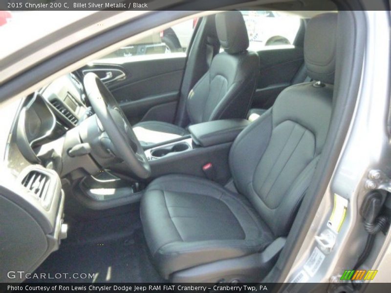 Billet Silver Metallic / Black 2015 Chrysler 200 C