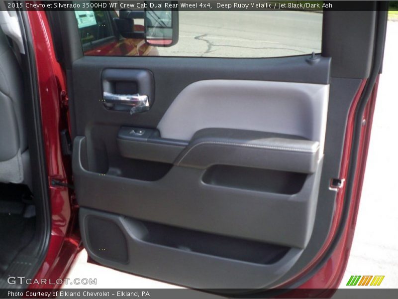 Deep Ruby Metallic / Jet Black/Dark Ash 2015 Chevrolet Silverado 3500HD WT Crew Cab Dual Rear Wheel 4x4