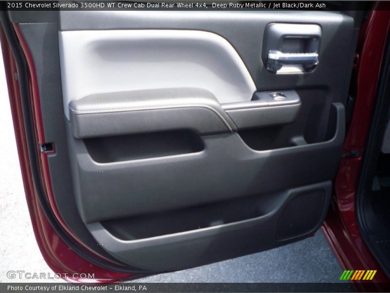Deep Ruby Metallic / Jet Black/Dark Ash 2015 Chevrolet Silverado 3500HD WT Crew Cab Dual Rear Wheel 4x4