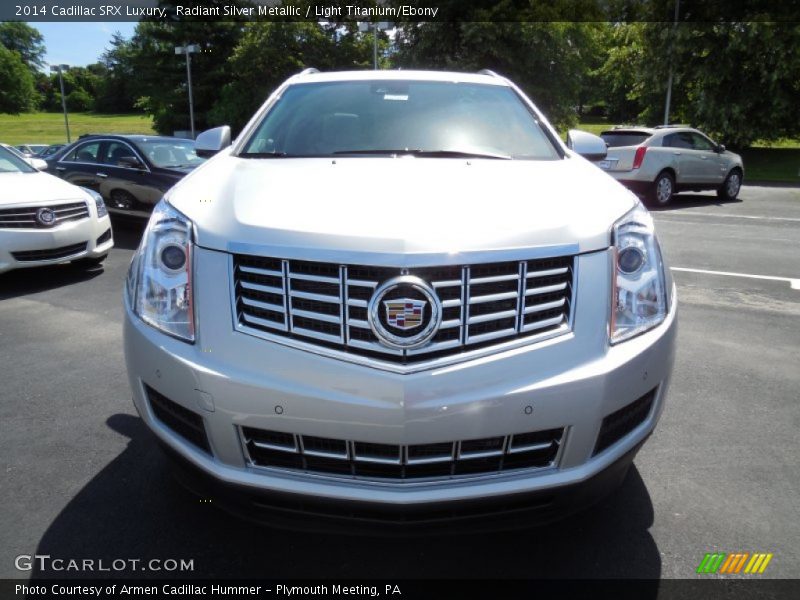 Radiant Silver Metallic / Light Titanium/Ebony 2014 Cadillac SRX Luxury