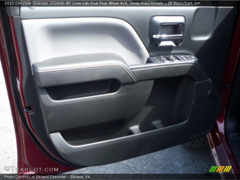 Deep Ruby Metallic / Jet Black/Dark Ash 2015 Chevrolet Silverado 3500HD WT Crew Cab Dual Rear Wheel 4x4