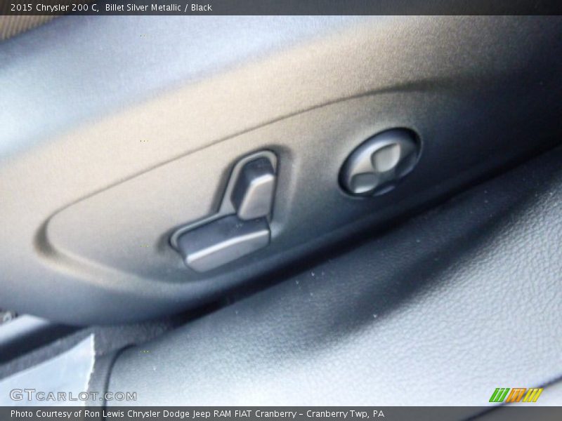 Billet Silver Metallic / Black 2015 Chrysler 200 C