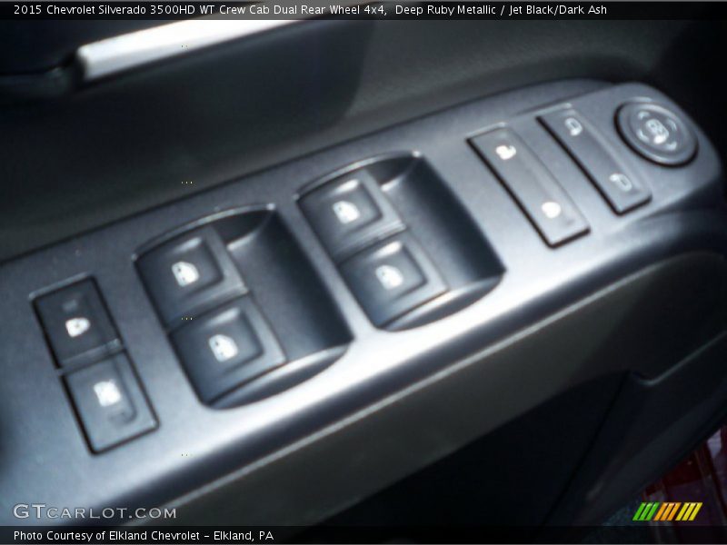 Deep Ruby Metallic / Jet Black/Dark Ash 2015 Chevrolet Silverado 3500HD WT Crew Cab Dual Rear Wheel 4x4