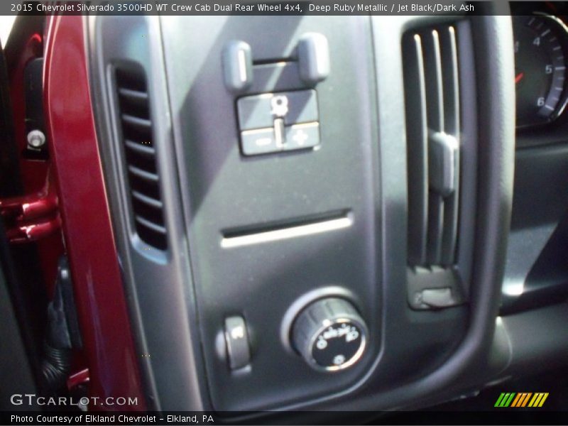 Deep Ruby Metallic / Jet Black/Dark Ash 2015 Chevrolet Silverado 3500HD WT Crew Cab Dual Rear Wheel 4x4