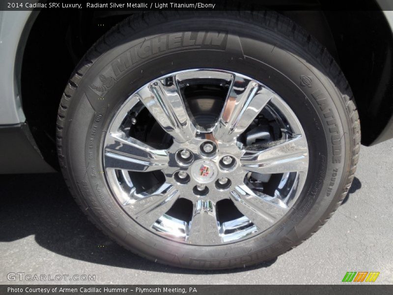 Radiant Silver Metallic / Light Titanium/Ebony 2014 Cadillac SRX Luxury