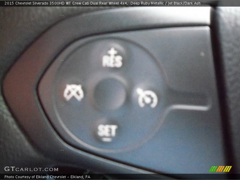 Deep Ruby Metallic / Jet Black/Dark Ash 2015 Chevrolet Silverado 3500HD WT Crew Cab Dual Rear Wheel 4x4