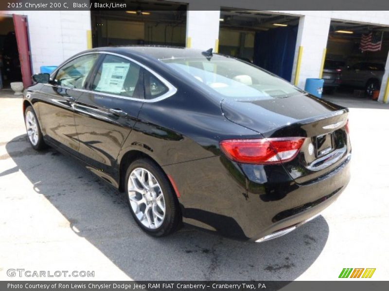 Black / Black/Linen 2015 Chrysler 200 C