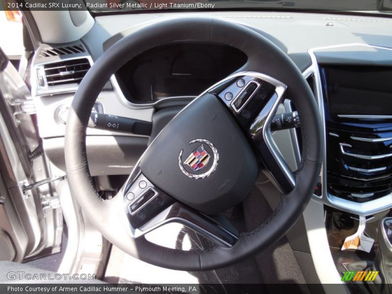 Radiant Silver Metallic / Light Titanium/Ebony 2014 Cadillac SRX Luxury
