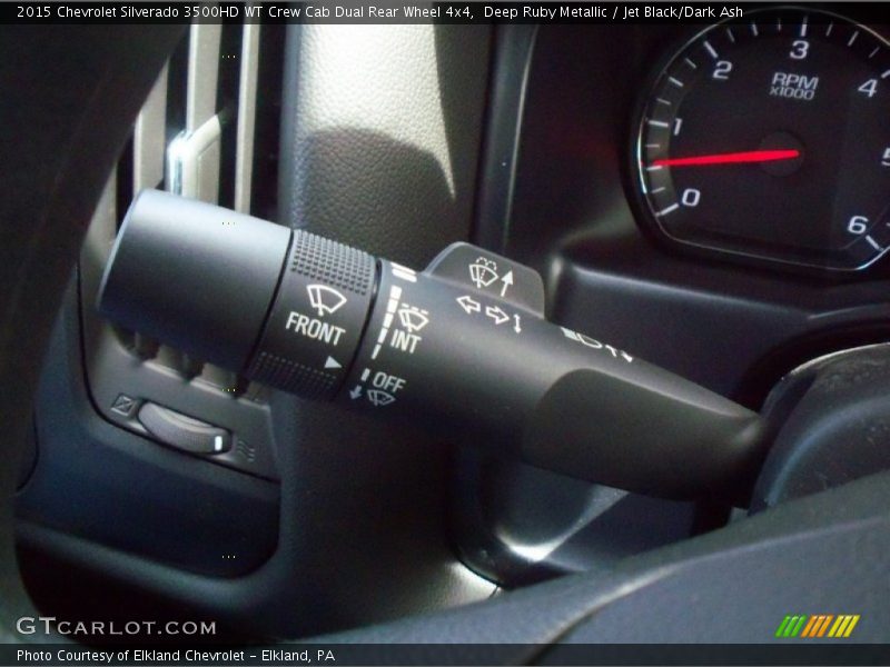 Deep Ruby Metallic / Jet Black/Dark Ash 2015 Chevrolet Silverado 3500HD WT Crew Cab Dual Rear Wheel 4x4