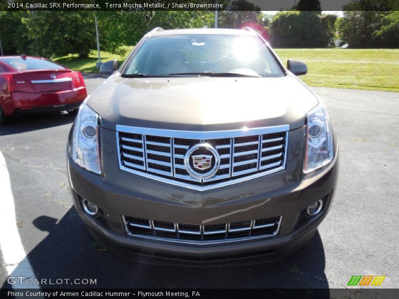 Terra Mocha Metallic / Shale/Brownstone 2014 Cadillac SRX Performance