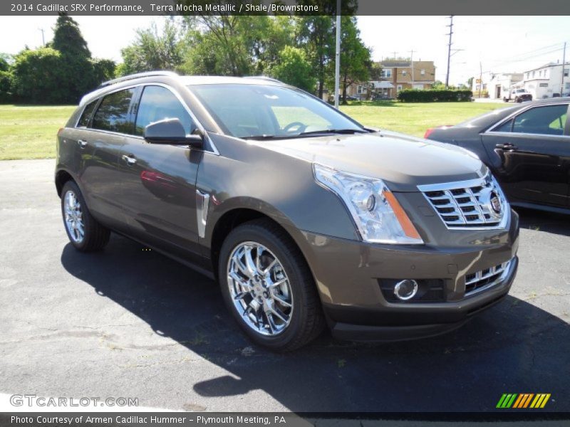 Terra Mocha Metallic / Shale/Brownstone 2014 Cadillac SRX Performance