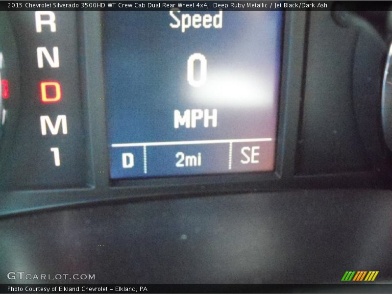 Deep Ruby Metallic / Jet Black/Dark Ash 2015 Chevrolet Silverado 3500HD WT Crew Cab Dual Rear Wheel 4x4