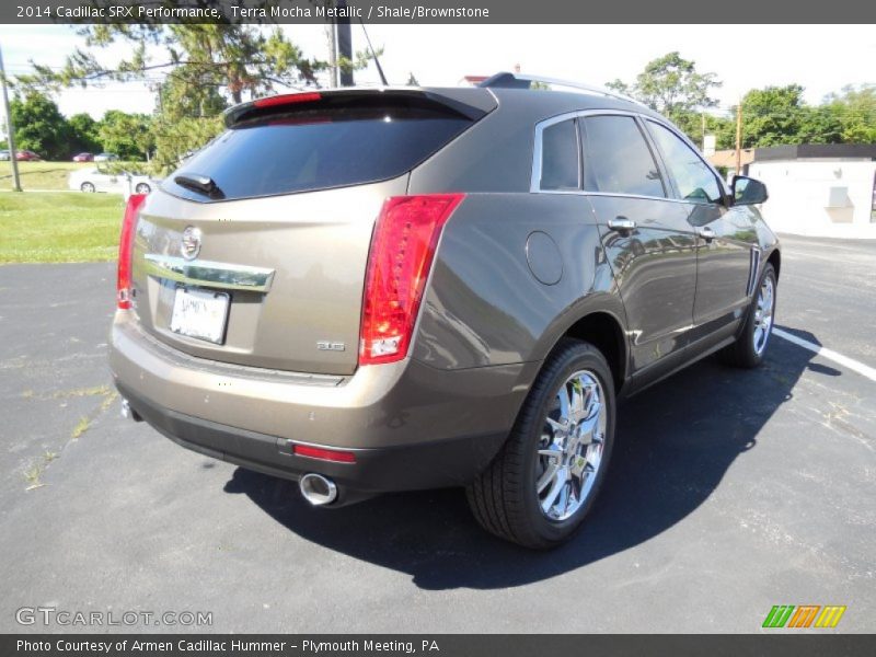 Terra Mocha Metallic / Shale/Brownstone 2014 Cadillac SRX Performance