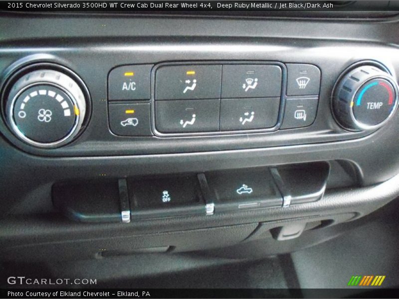 Deep Ruby Metallic / Jet Black/Dark Ash 2015 Chevrolet Silverado 3500HD WT Crew Cab Dual Rear Wheel 4x4