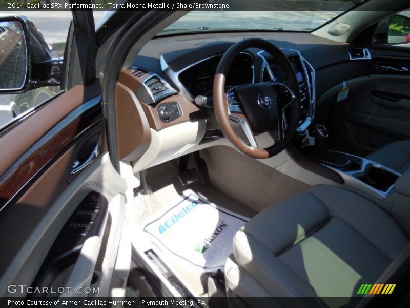 Terra Mocha Metallic / Shale/Brownstone 2014 Cadillac SRX Performance