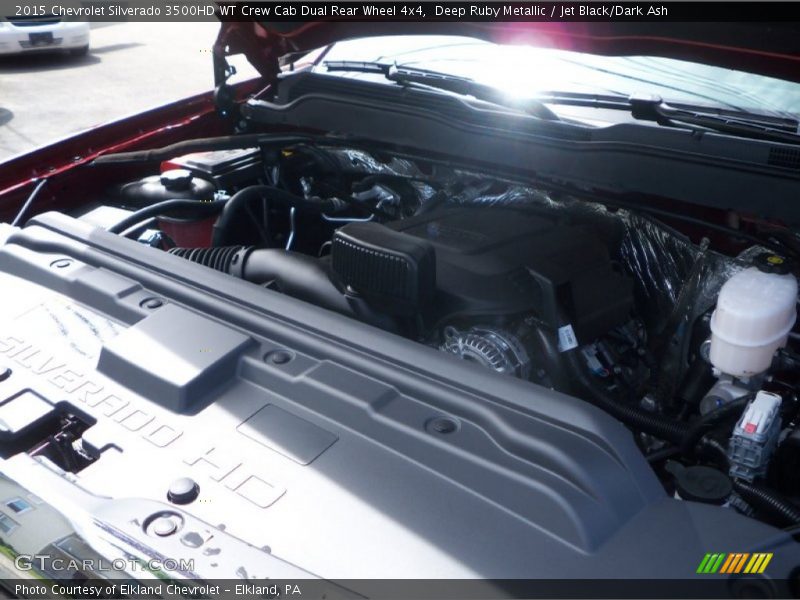 Deep Ruby Metallic / Jet Black/Dark Ash 2015 Chevrolet Silverado 3500HD WT Crew Cab Dual Rear Wheel 4x4