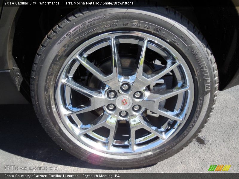 Terra Mocha Metallic / Shale/Brownstone 2014 Cadillac SRX Performance