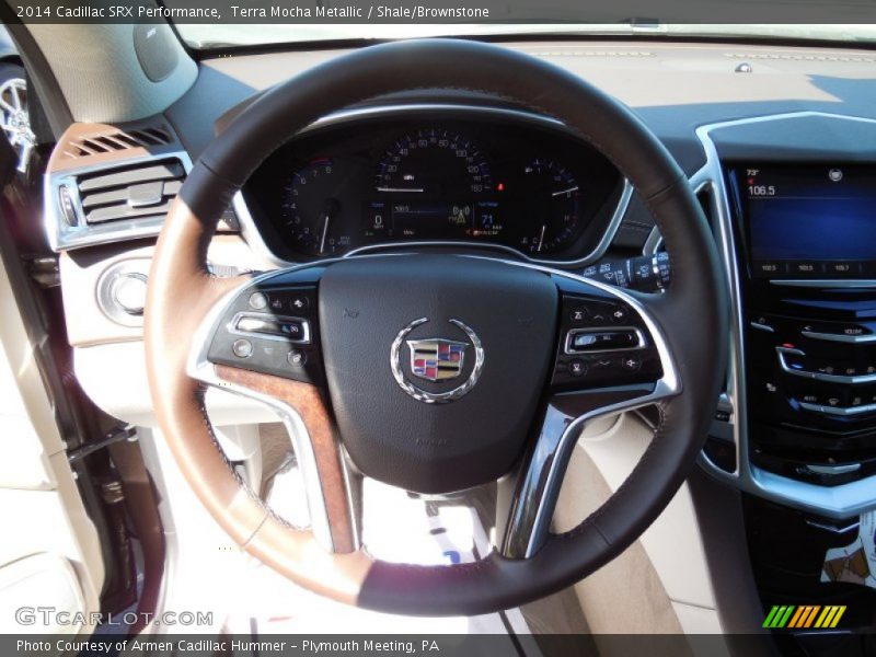 Terra Mocha Metallic / Shale/Brownstone 2014 Cadillac SRX Performance