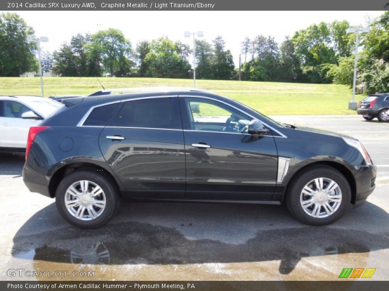 Graphite Metallic / Light Titanium/Ebony 2014 Cadillac SRX Luxury AWD