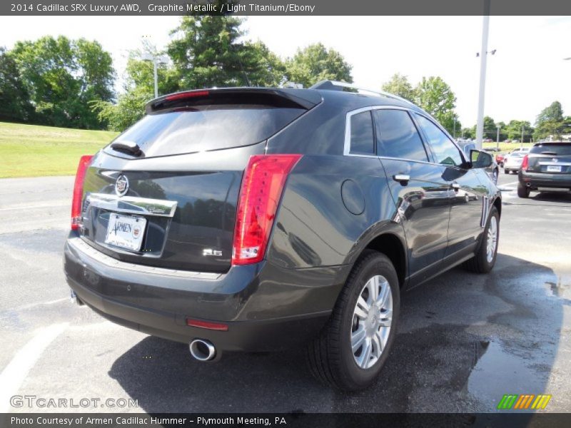 Graphite Metallic / Light Titanium/Ebony 2014 Cadillac SRX Luxury AWD