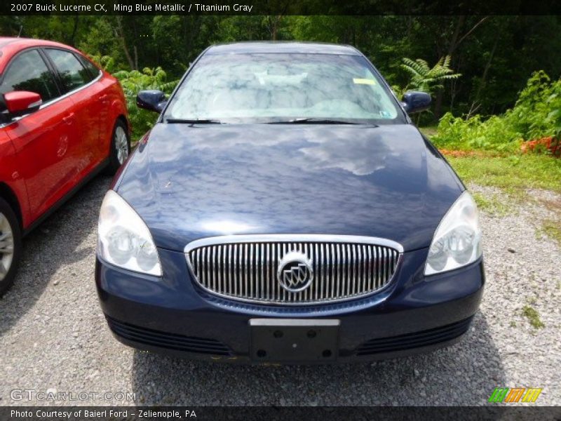 Ming Blue Metallic / Titanium Gray 2007 Buick Lucerne CX