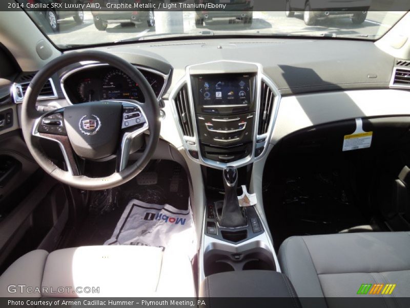 Graphite Metallic / Light Titanium/Ebony 2014 Cadillac SRX Luxury AWD