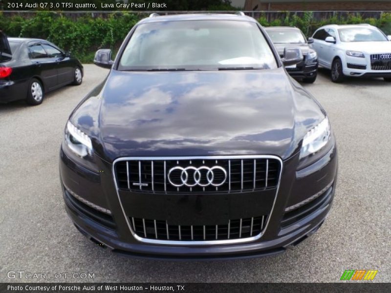 Lava Gray Pearl / Black 2014 Audi Q7 3.0 TFSI quattro