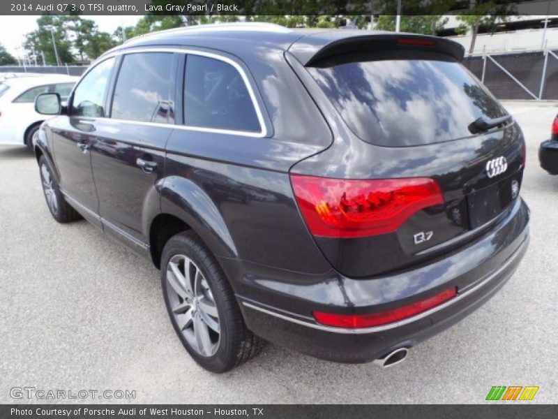 Lava Gray Pearl / Black 2014 Audi Q7 3.0 TFSI quattro