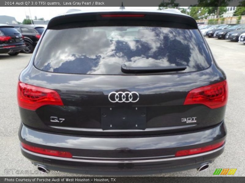 Lava Gray Pearl / Black 2014 Audi Q7 3.0 TFSI quattro