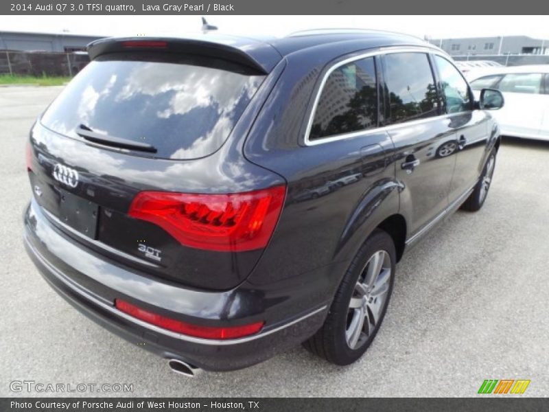 Lava Gray Pearl / Black 2014 Audi Q7 3.0 TFSI quattro