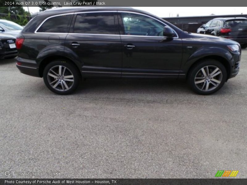 Lava Gray Pearl / Black 2014 Audi Q7 3.0 TFSI quattro