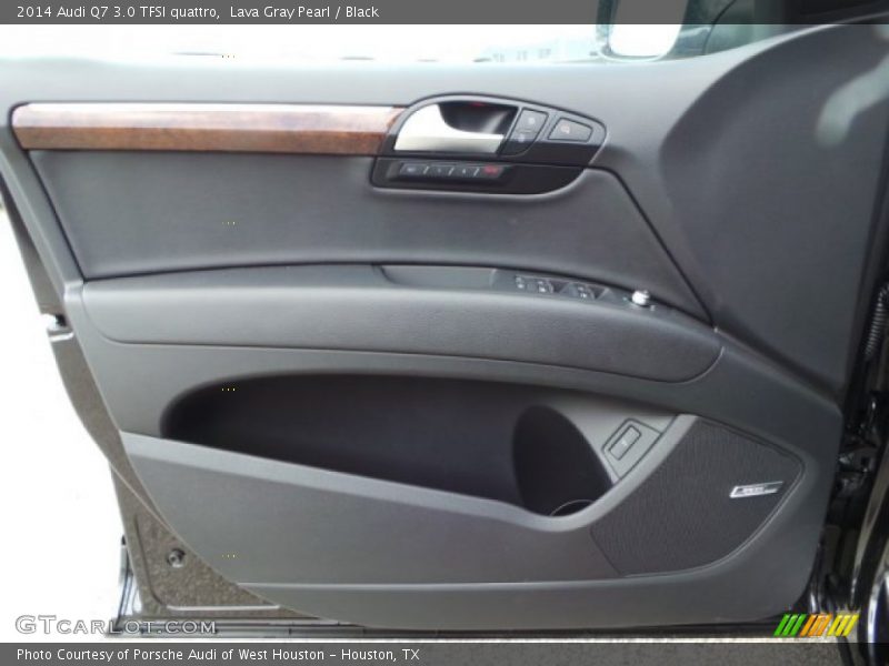 Lava Gray Pearl / Black 2014 Audi Q7 3.0 TFSI quattro