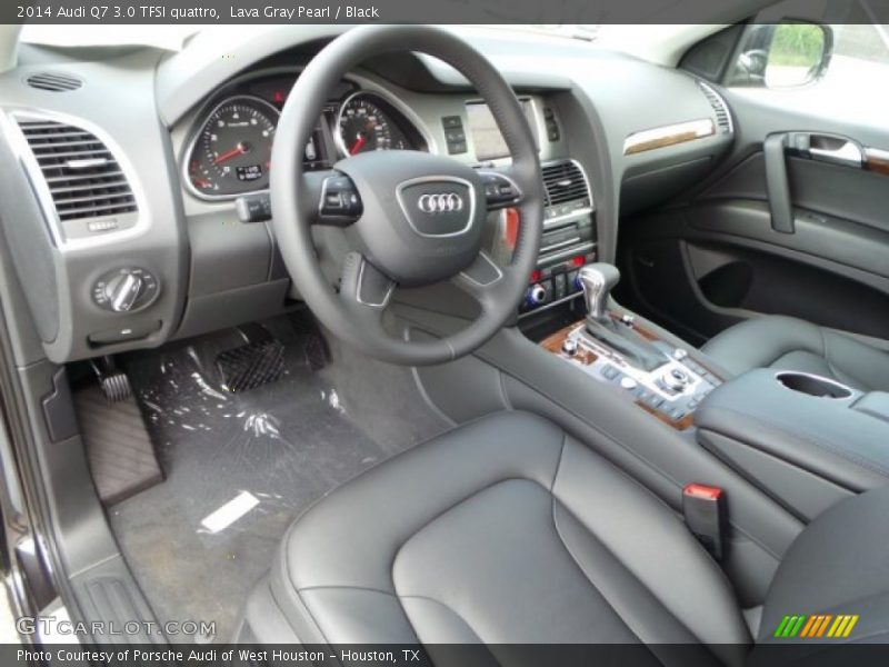 Lava Gray Pearl / Black 2014 Audi Q7 3.0 TFSI quattro