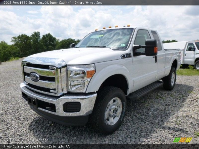 Oxford White / Steel 2015 Ford F350 Super Duty XL Super Cab 4x4