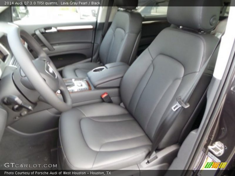 Lava Gray Pearl / Black 2014 Audi Q7 3.0 TFSI quattro