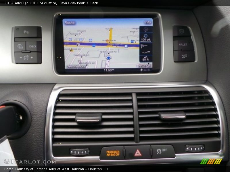 Lava Gray Pearl / Black 2014 Audi Q7 3.0 TFSI quattro