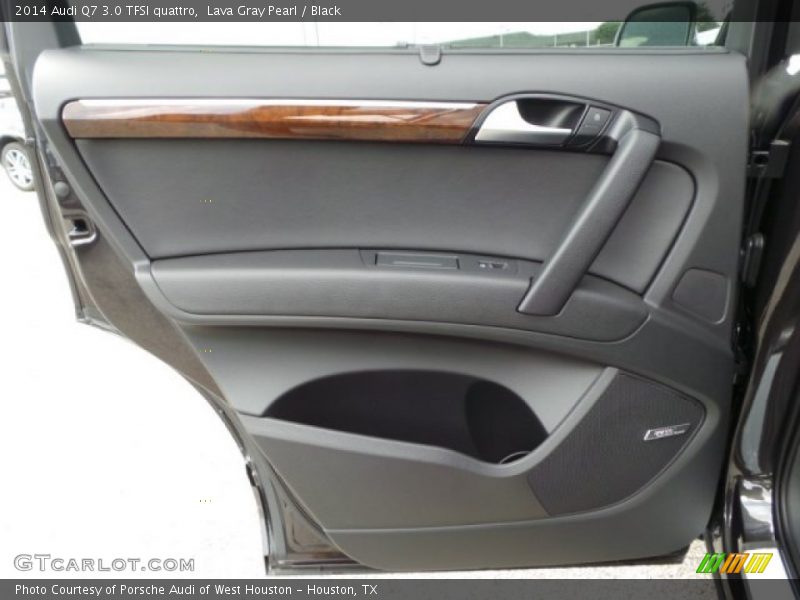 Lava Gray Pearl / Black 2014 Audi Q7 3.0 TFSI quattro