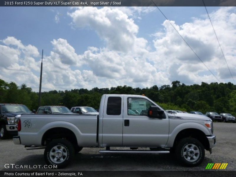 Ingot Silver / Steel 2015 Ford F250 Super Duty XLT Super Cab 4x4