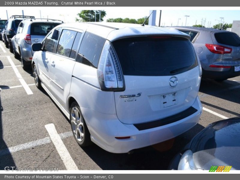 Crystal White Pearl Mica / Black 2009 Mazda MAZDA5 Touring
