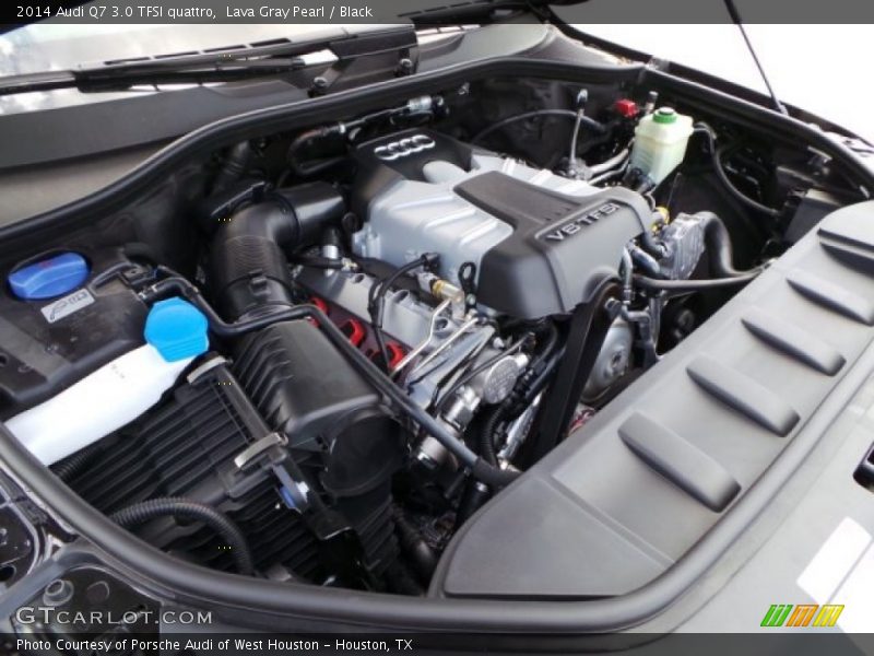 Lava Gray Pearl / Black 2014 Audi Q7 3.0 TFSI quattro