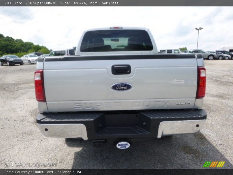 Ingot Silver / Steel 2015 Ford F250 Super Duty XLT Super Cab 4x4