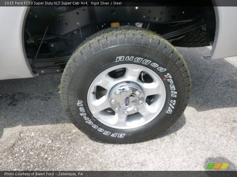 Ingot Silver / Steel 2015 Ford F250 Super Duty XLT Super Cab 4x4